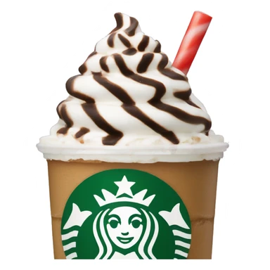 Peppermint Starbucks Frappuccino  sticker