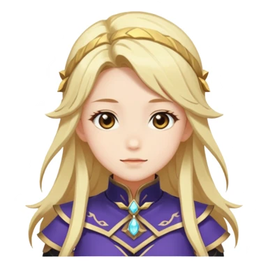 “Lumine” from “Genshin Impact” sticker