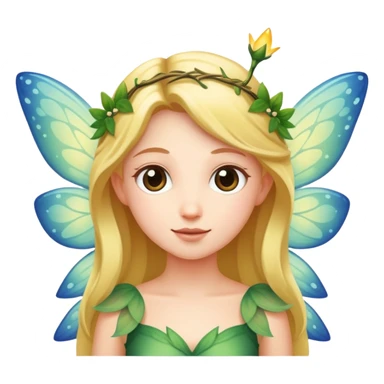 a person meeting a fairy sticker