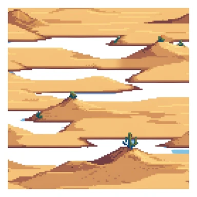 vibrant desert sand dunes in daylight sticker