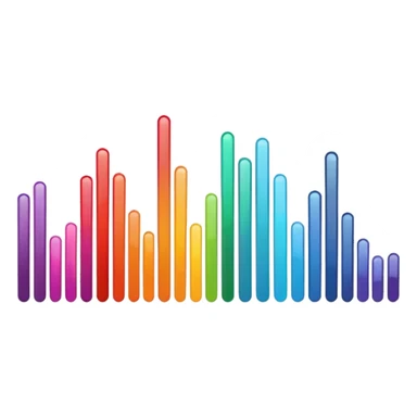 black audio spectrum sticker