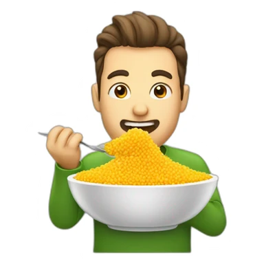 Zerator eating couscous sticker