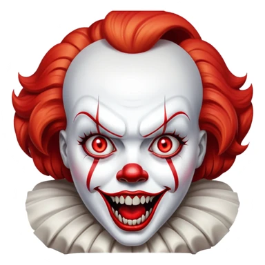 Pennywise smile sticker