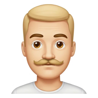 super realistic adolf hitler with square mustache sticker