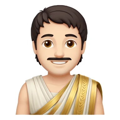 white ancient greek people sticker