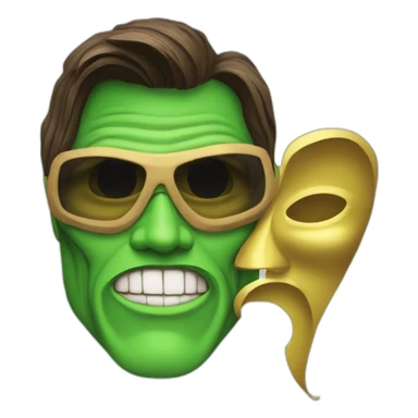 The mask jim carrey sticker