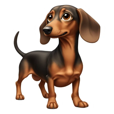 Weenie dog sticker