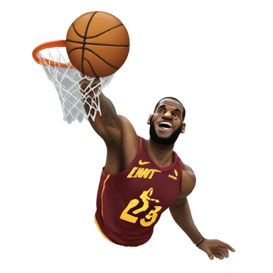 lebron dunk sticker
