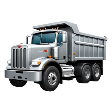Peterbilt 18 wheeler dump truck sticker