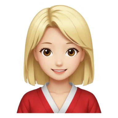 JAPANESE ANIME STYLE BLODE SEXY HOT GIRL sticker