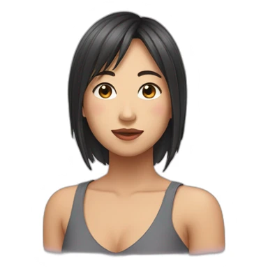 Aya nakamura qui fait des cœurs sticker