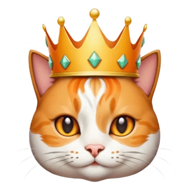 Gato con corona Jiutepec sticker