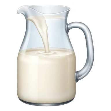 spilled glass jug of milk sticker