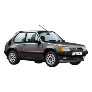 Peugeot 205 gti sticker