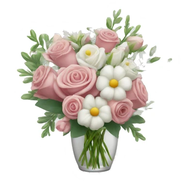 Bridal bouquet in vase sticker