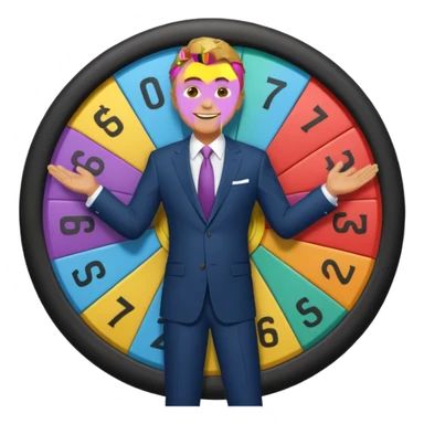 Pat Sajak wheel of fortune full body sticker