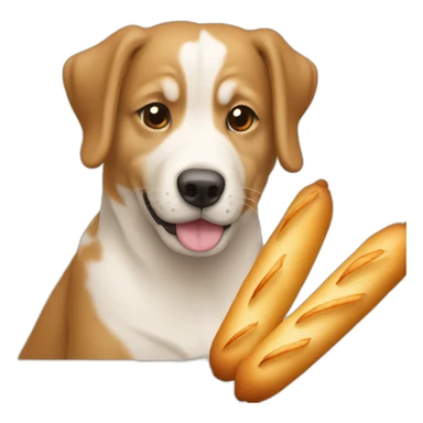 un chinois qui mange avec des baguettes un chien  sticker