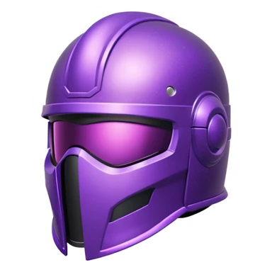 glitter purple Astral Helmet sticker