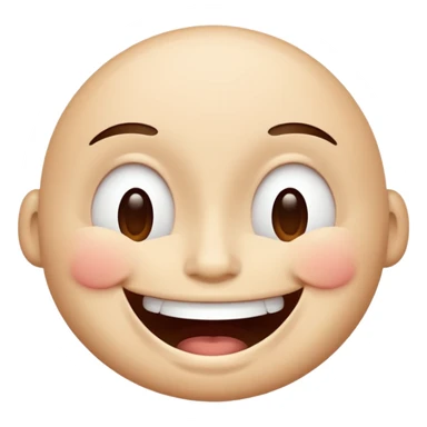 I want an overly excited face that says “I am so excited, I cannot contain. With eyes tightly squeezed closed together and a big grin emoji. With no  eyes  sticker