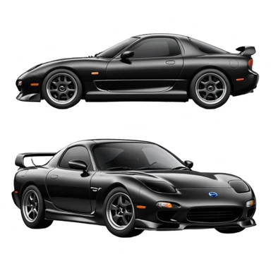 Mazda RX-7 MK4 best view  sticker