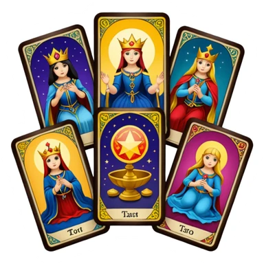 tarot cards sticker