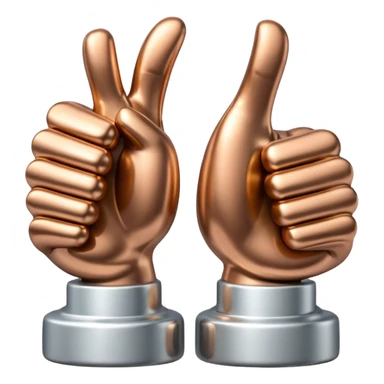 👍 and 👎 combined together sticker