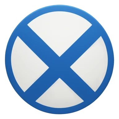 blue stop sign  sticker