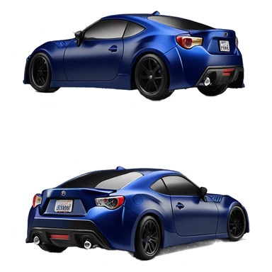    Darth Vader’s dark blue Scion FR-S scary Halloween monster rc car sticker