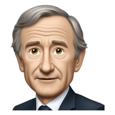Bernard Arnault sur une autruche géante  sticker
