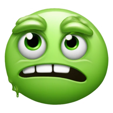 booger with eye  sticker