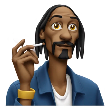 snoop dogg smoking sticker