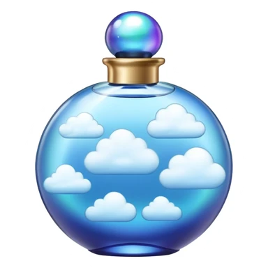 Blue cloud ariana grande perfume sticker