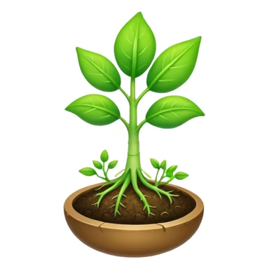 Make a sprout emoji sticker