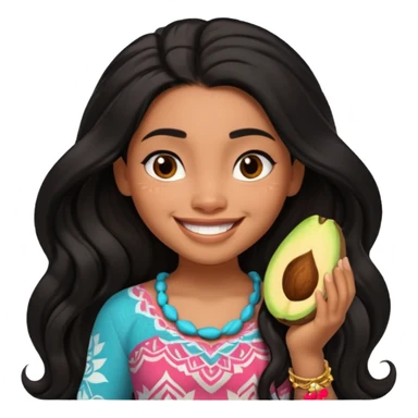 moana face sticker
