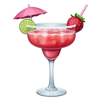 Strawberry margarita sticker