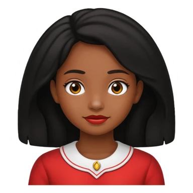 Faça uma menina orando negra  sticker