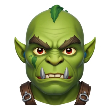 World of warcraft orc sticker