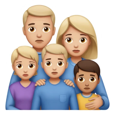 Family fear take precaution sticker