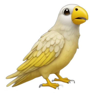 Canari on désert island sticker