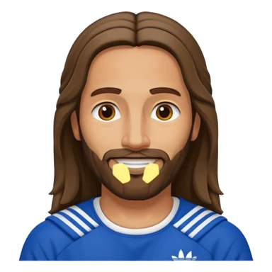 jesus in adidas clothes looking cool sticker