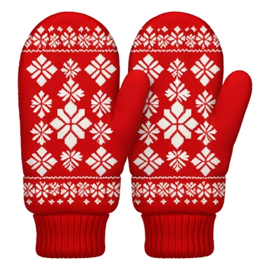 norwegian knit mittens selbu sticker