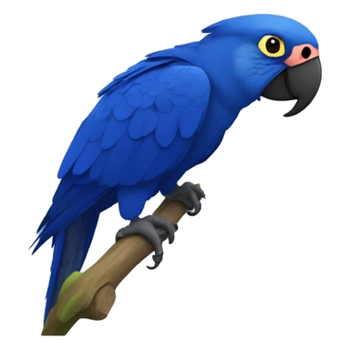 Hyacinth macaw sticker
