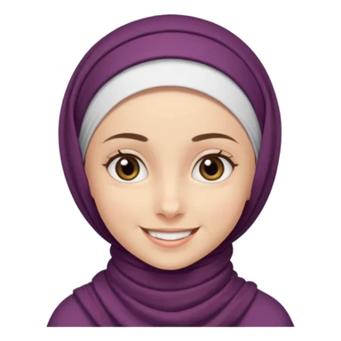young modest jewish girl head covering tichel sticker