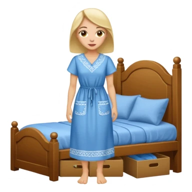 ligth woman housewife clothes full body  sticker