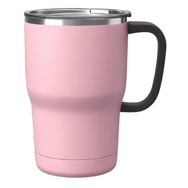stanley tumbler pink with handle sticker