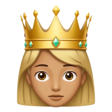 aggiungi una corona sulla testa sticker