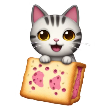 nyancat with poptart body sticker