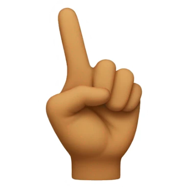 Peace sign with thumb out emoji sticker