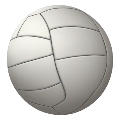 Volleyball on face sticker