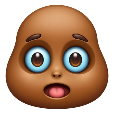 shit 💩 with lovely eyes 😍 sticker